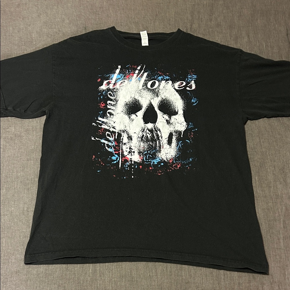 Black Graphic Skull T-Shirt